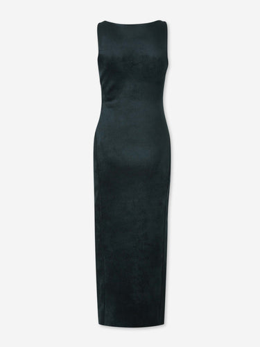 Alaïa Mujer Barcelona Vestido Bodycon Terciopelo color Verde Oscuro sku 721-000838 01 - Foto 2