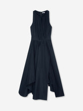 Givenchy Mujer Barcelona Vestido Midi Asimétrico color Azul Noche sku 721-000845 01 - Foto 1