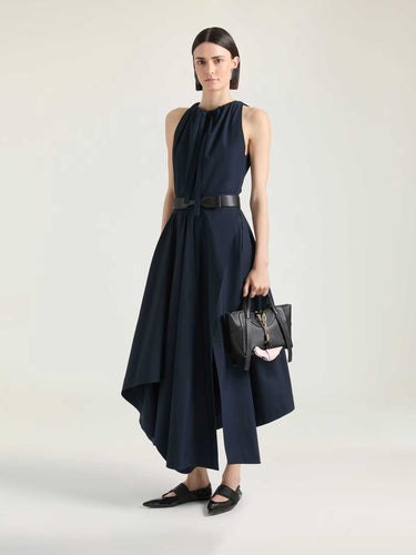 Givenchy Mujer Barcelona Vestido Midi Asimétrico color Azul Noche sku 721-000845 01 - Foto 2