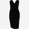 Magda Butrym Mujer Barcelona Vestido Drapeado Flores color Negro sku 721-000849 01 - Foto 1
