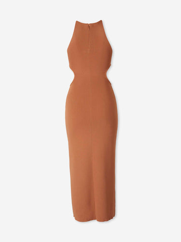 Cult Gaia Mujer Barcelona Vestido Punto Cypress color Camel sku 721-000852 01 - Foto 2