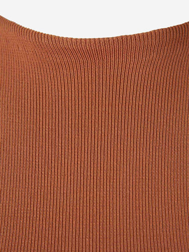 Cult Gaia Mujer Barcelona Vestido Punto Cypress color Camel sku 721-000852 01 - Foto 3