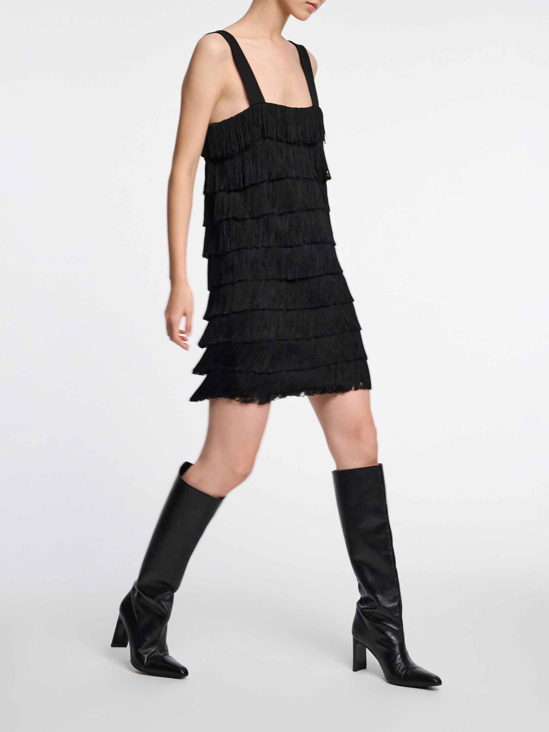 Dorothee Schumacher – Emotional Essence Fringed Mini Dress