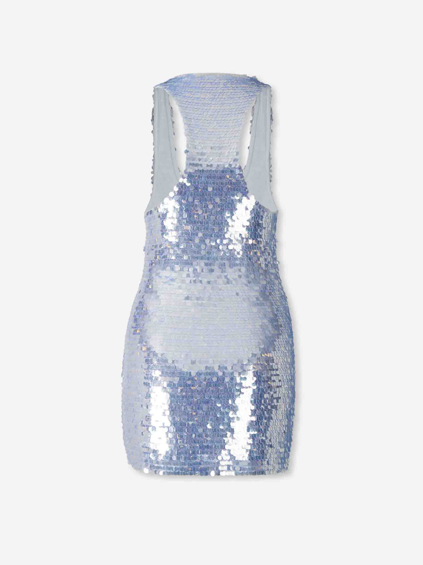 Retrofête Mujer Barcelona Vestido Mini Joanne color Azul Celeste sku 731-006018 01 - Foto 2