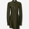 Rabanne Mujer Barcelona Vestido Mini Drapeado color Verde Oscuro sku 731-006047 01 - Foto 1