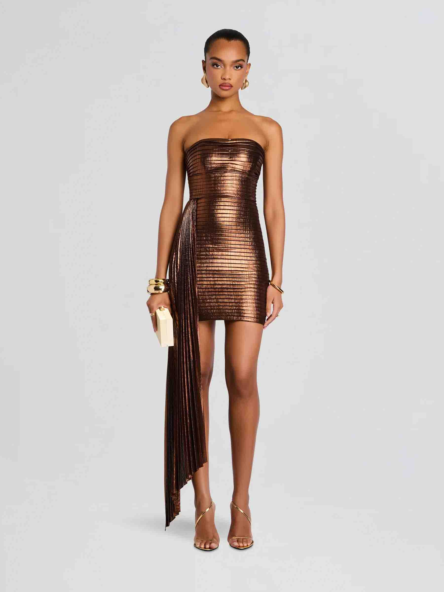Retrofête Mujer Barcelona Vestido Mini Dress color Burdeos sku 731-006051 01 - Foto 1