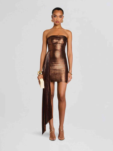 Retrofête Mujer Barcelona Vestido Mini Dress color Burdeos sku 731-006051 01 - Foto 2