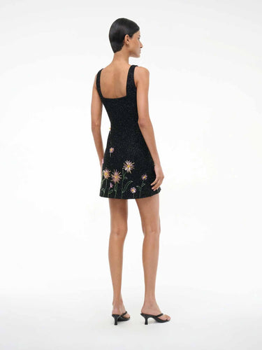 Staud Mujer Barcelona Vestido Mini Le Sable color Negro sku 731-006054 01 - Foto 3