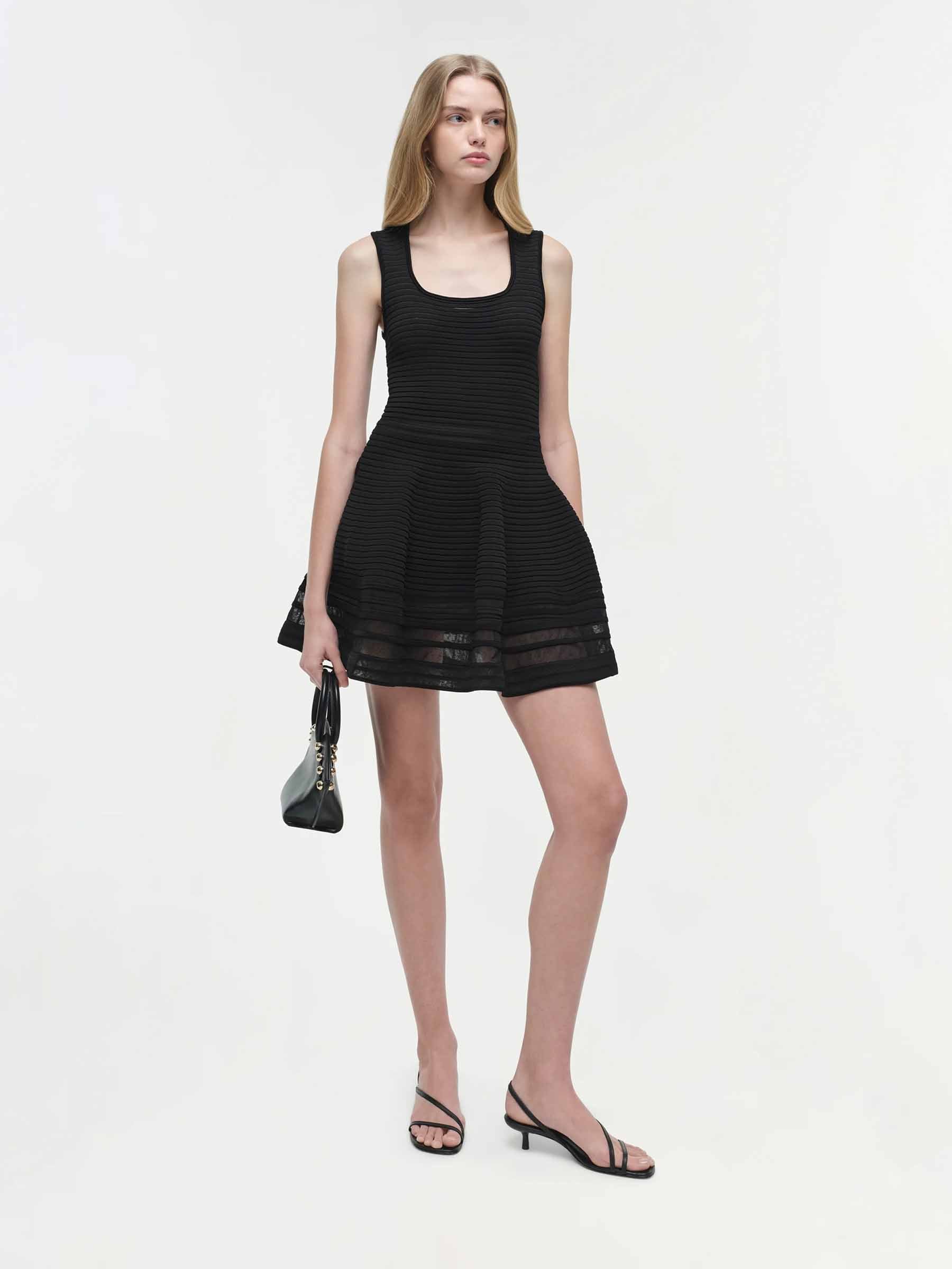 Simkhai Mujer Barcelona Vestido Mini Lottie color Negro sku 731-006062 01 - Foto 2