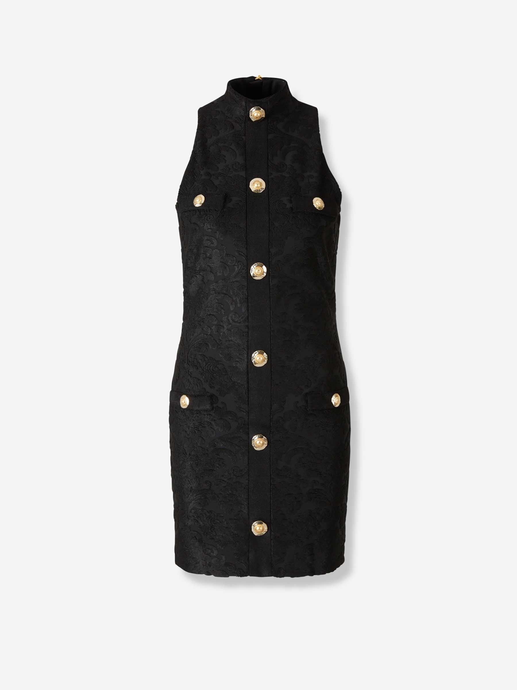 Balmain Mujer Barcelona Vestido Mini Jacquard color Negro sku 731-006064 01 - Foto 1