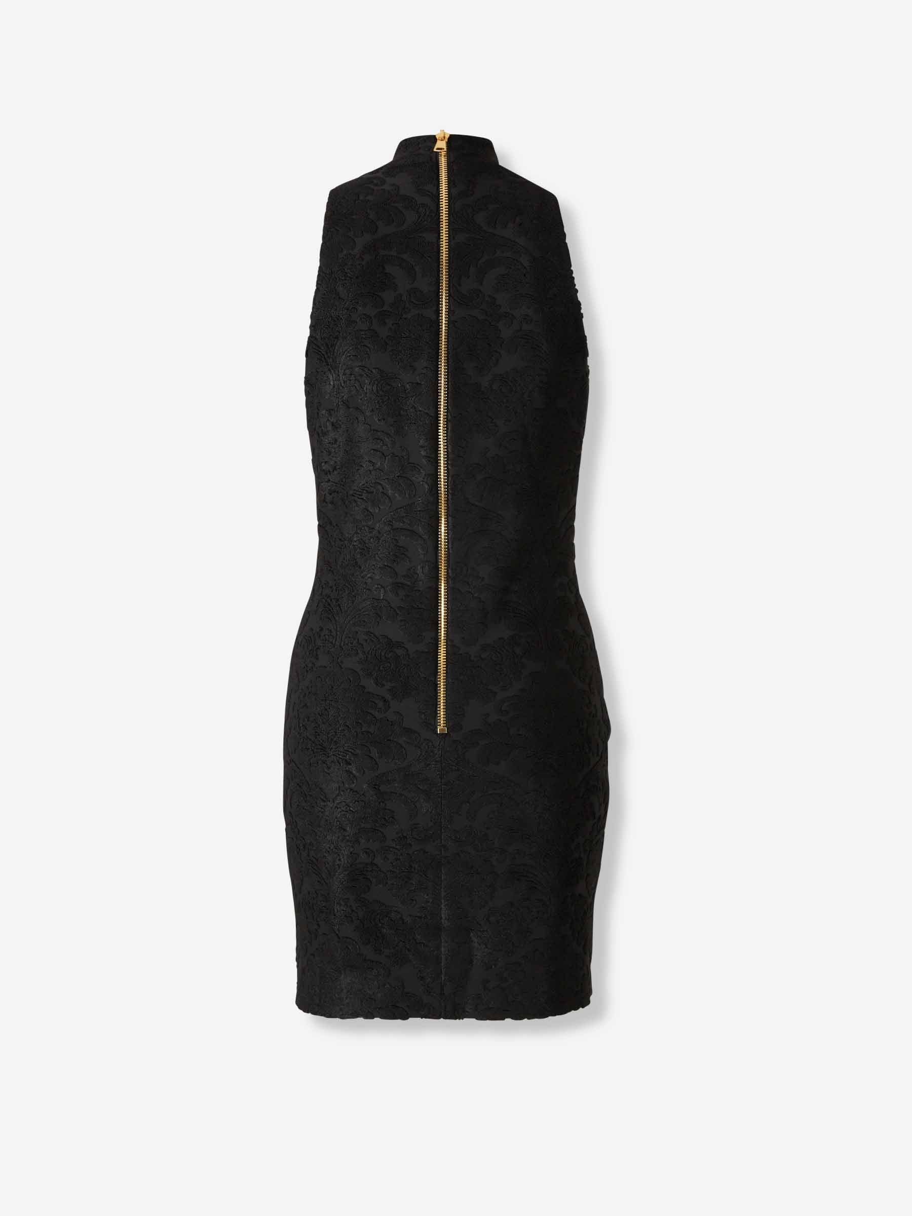 Balmain Mujer Barcelona Vestido Mini Jacquard color Negro sku 731-006064 01 - Foto 2