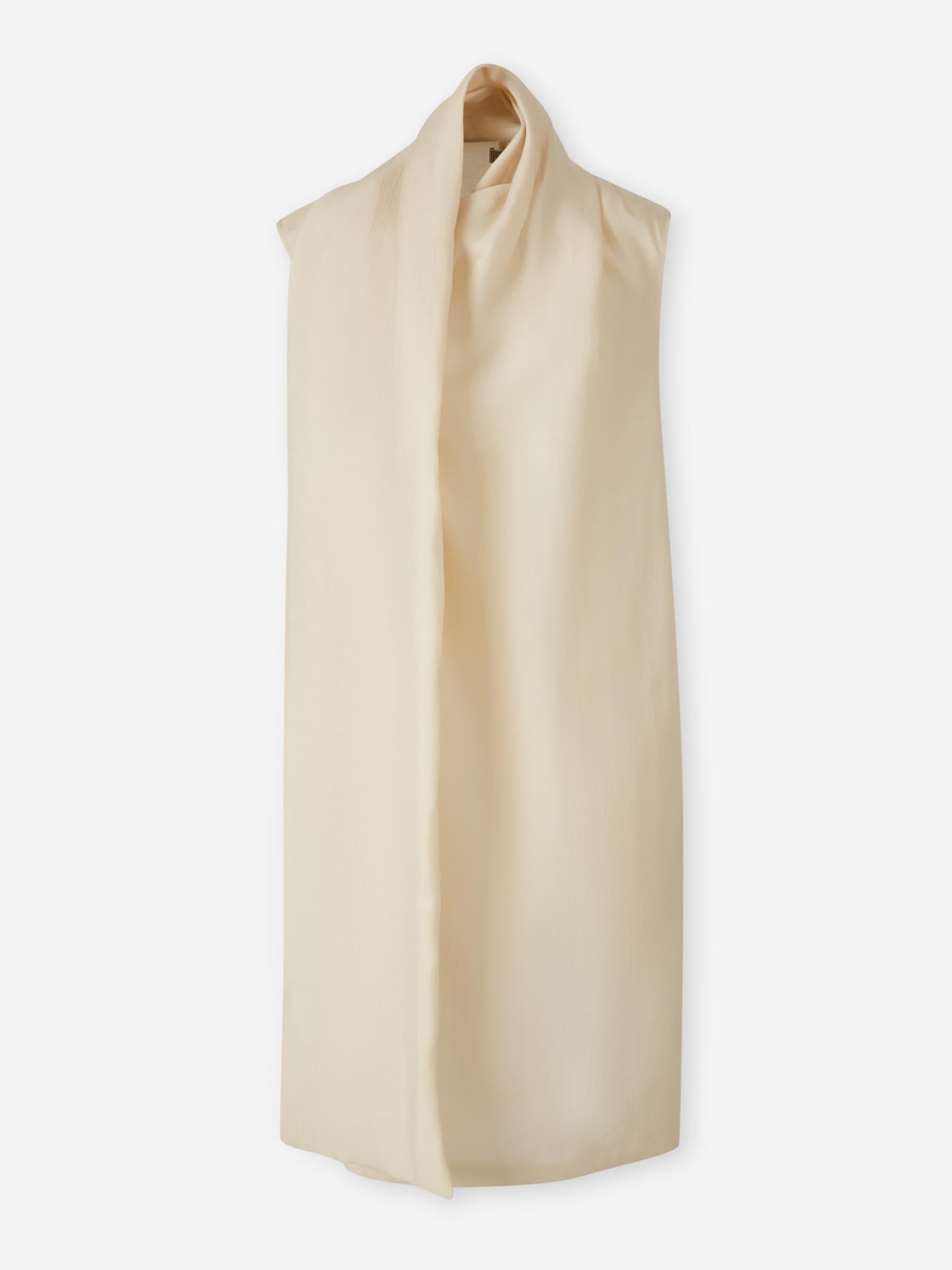TOTEME Mujer Barcelona Vestido Midi Bufanda color Crema sku 731-006065 01 - Foto 1