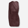 Magda Butrym Mujer Barcelona Vestido Mini Drapeado color Burdeos sku 731-006069 01 - Foto 1