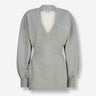 The Attico Mujer Barcelona Vestido Mini Algodón color Gris Claro sku 731-006071 01 - Foto 1