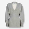 The Attico Mujer Barcelona Vestido Mini Algodón color Gris Claro sku 731-006071 01 - Foto 1