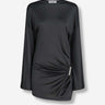 The Attico Mujer Barcelona Vestido Asimétrico Mini color Gris Oscuro sku 731-006077 01 - Foto 1