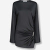 The Attico Mujer Barcelona Vestido Asimétrico Mini color Gris Oscuro sku 731-006077 01 - Foto 1