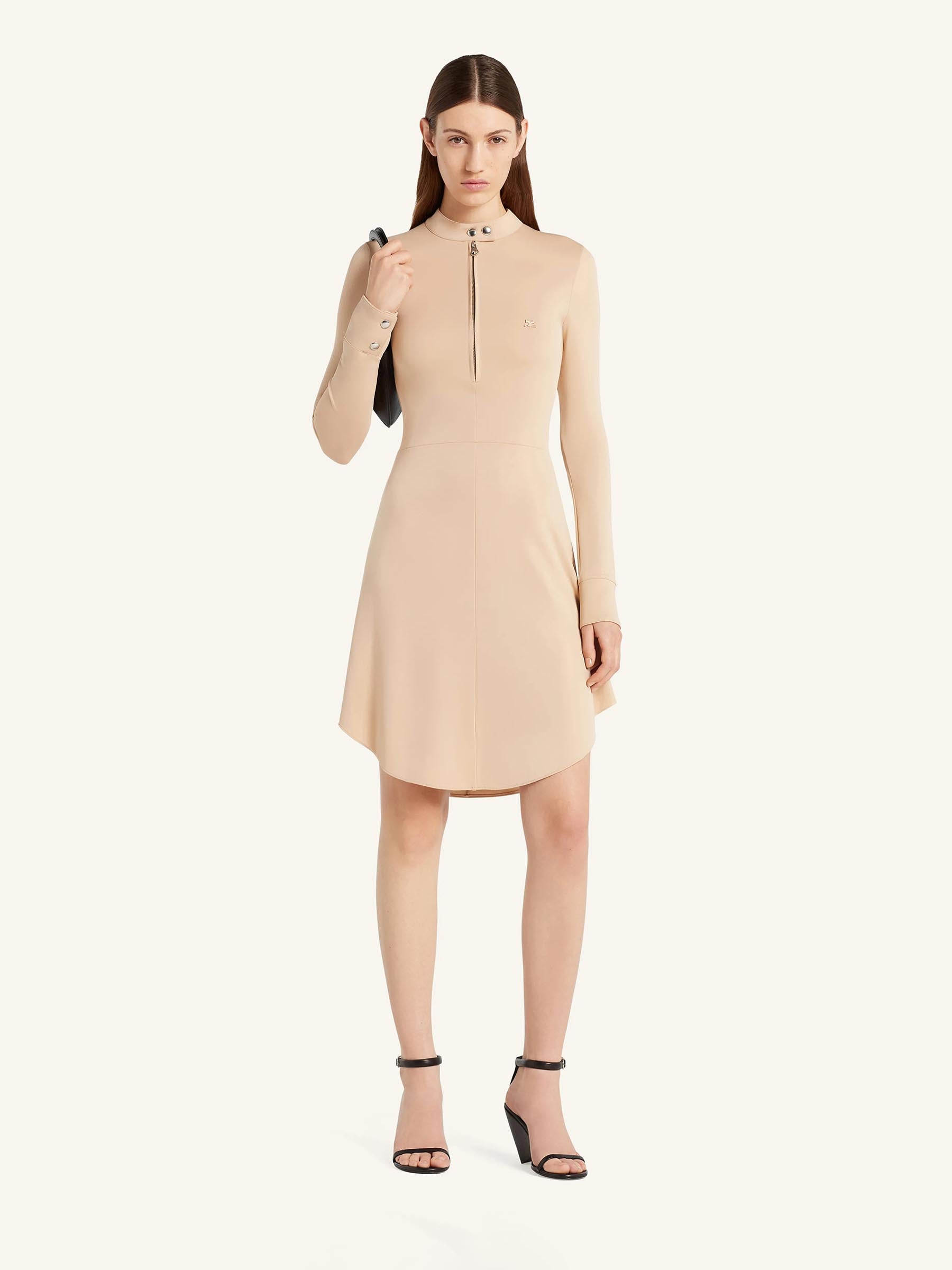 Courrèges Mujer Barcelona Vestido Entallado Midi color Camel sku 731-006078 01 - Foto 2