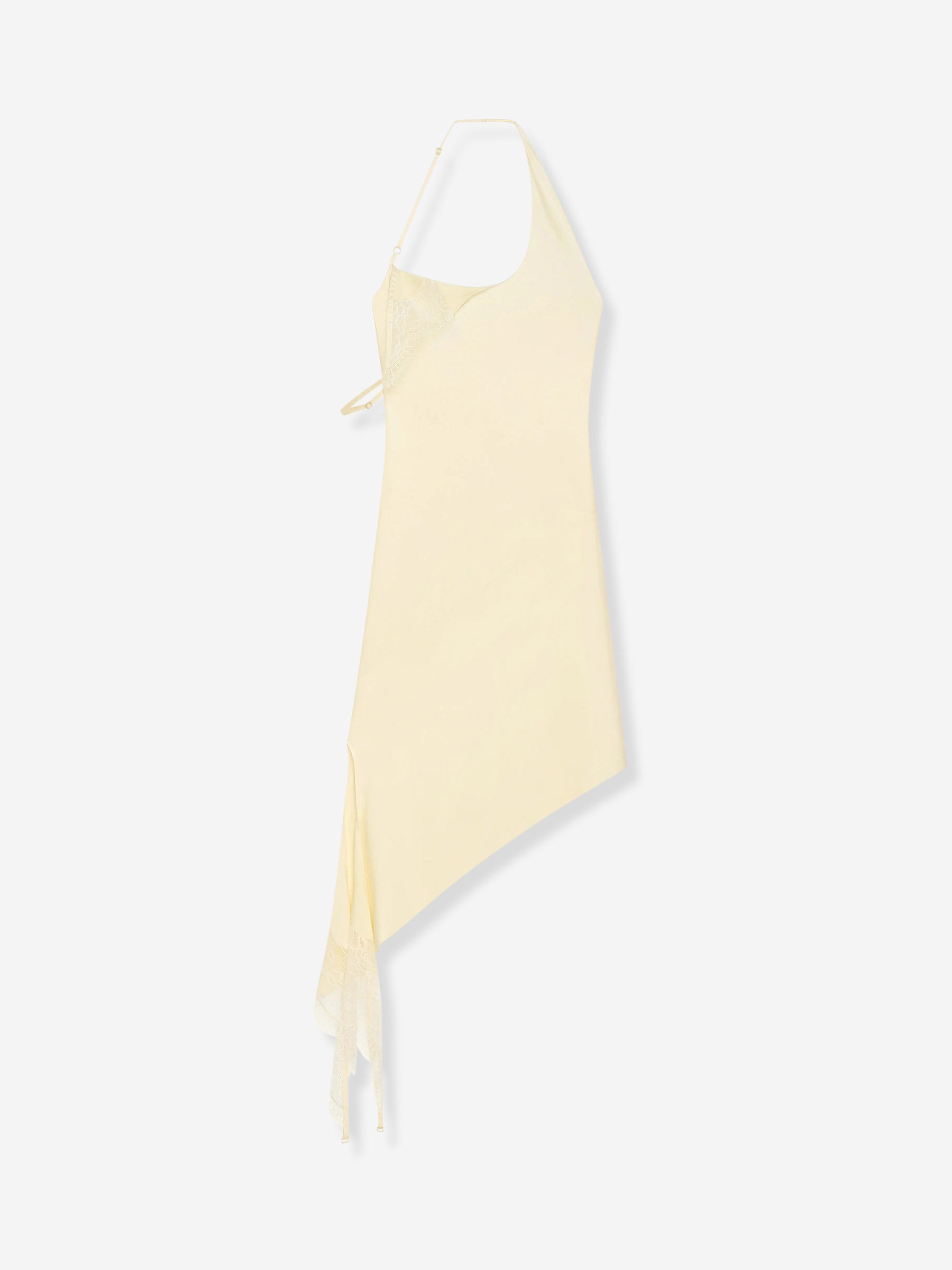 Courrèges Mujer Barcelona Vestido Satén Asimétrico color Amarillo Claro sku 731-006079 01 - Foto 1