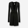 Victoria Beckham Mujer Barcelona Vestido Midi Fruncido color Negro sku 731-006087 01 - Foto 1