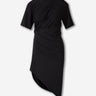 Mugler Mujer Barcelona Vestido Midi Drapeado color Negro sku 731-006097 01 - Foto 1