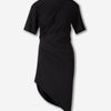 Mugler Mujer Barcelona Vestido Midi Drapeado color Negro sku 731-006097 01 - Foto 1