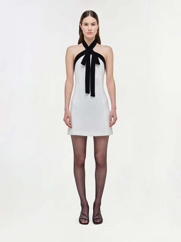 Simkhai Mujer Barcelona Vestido Mini Jolie color Blanco Y Negro sku 731-006104 01 - Foto 2