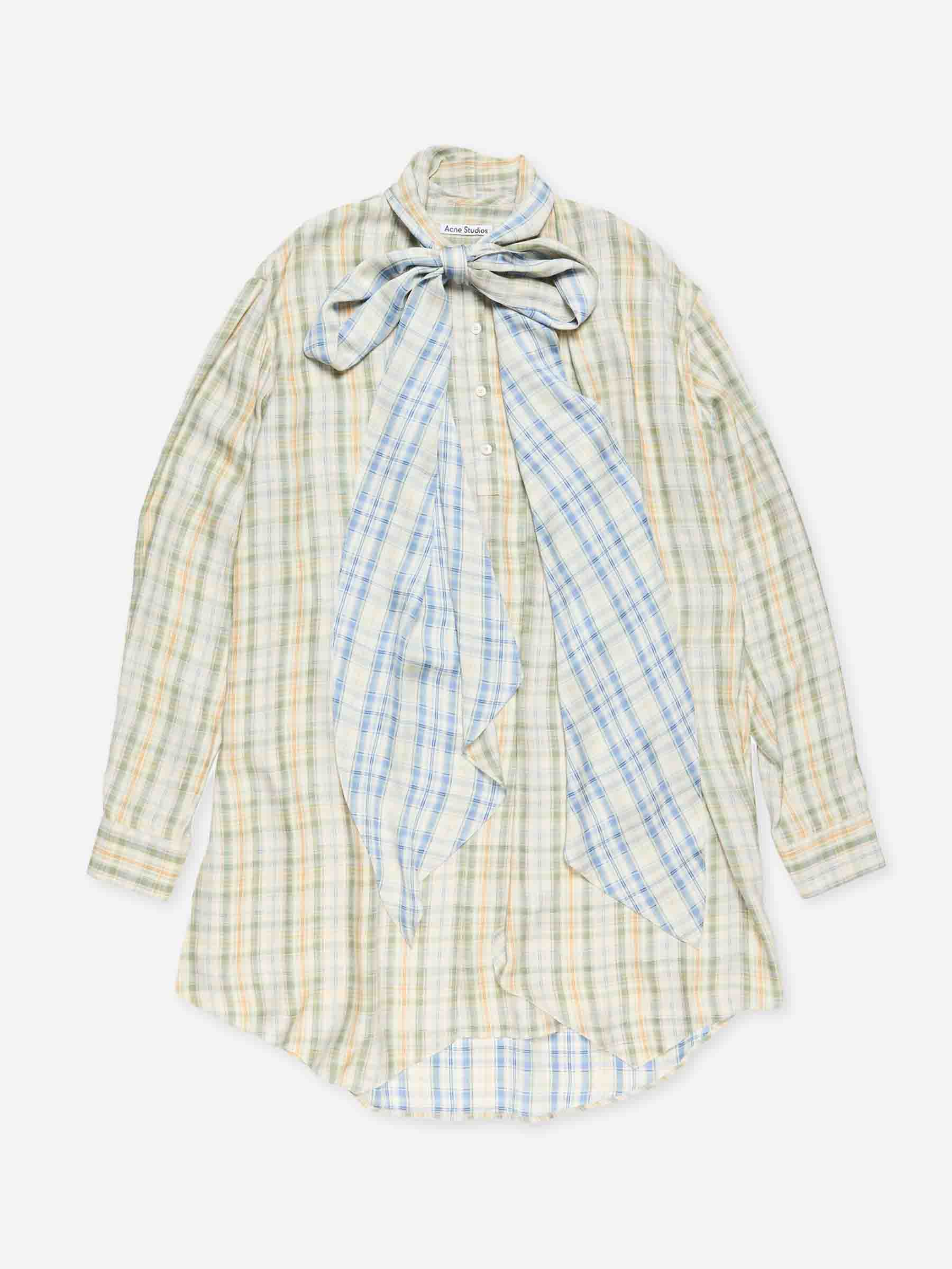 Acne Studios Mujer Barcelona Vestido Camisero Cuadros color Multicolor sku 731-006105 01 - Foto 1