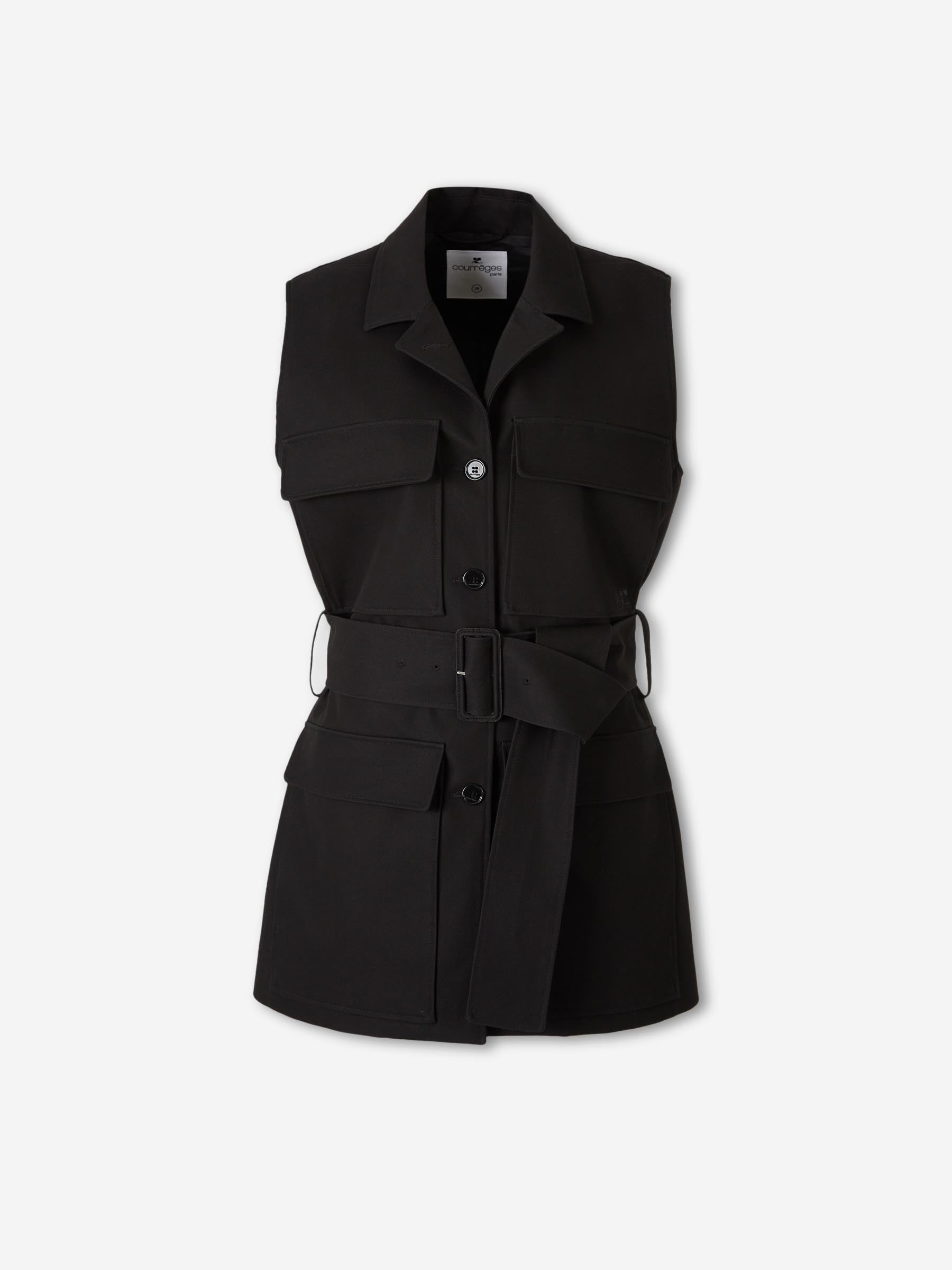 Courrèges Mujer Barcelona Vestido Mini Utility color Negro sku 731-006106 01 - Foto 1