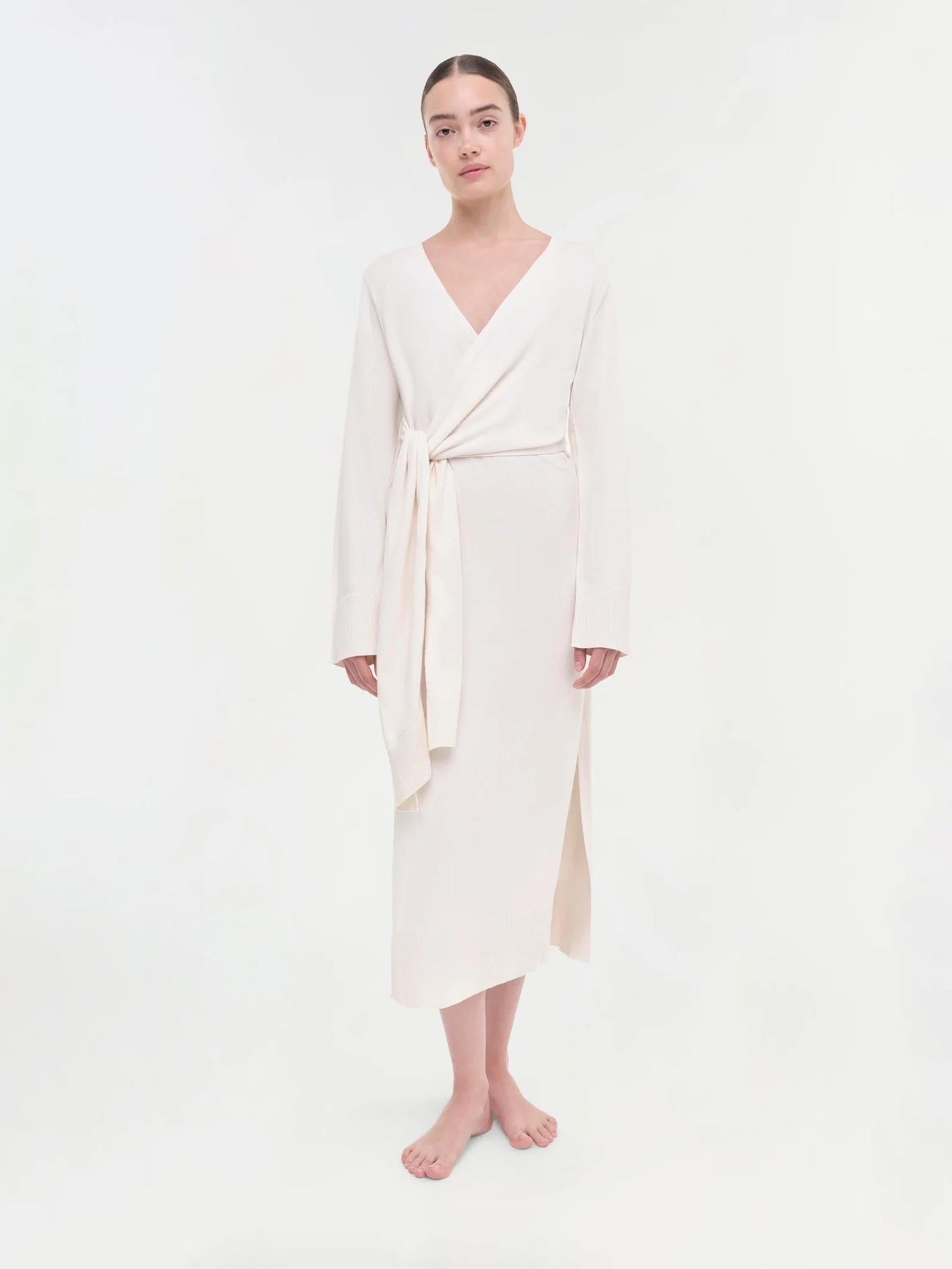 Simkhai Mujer Barcelona Vestido Midi Skyla color Marfil sku 731-006109 01 - Foto 2