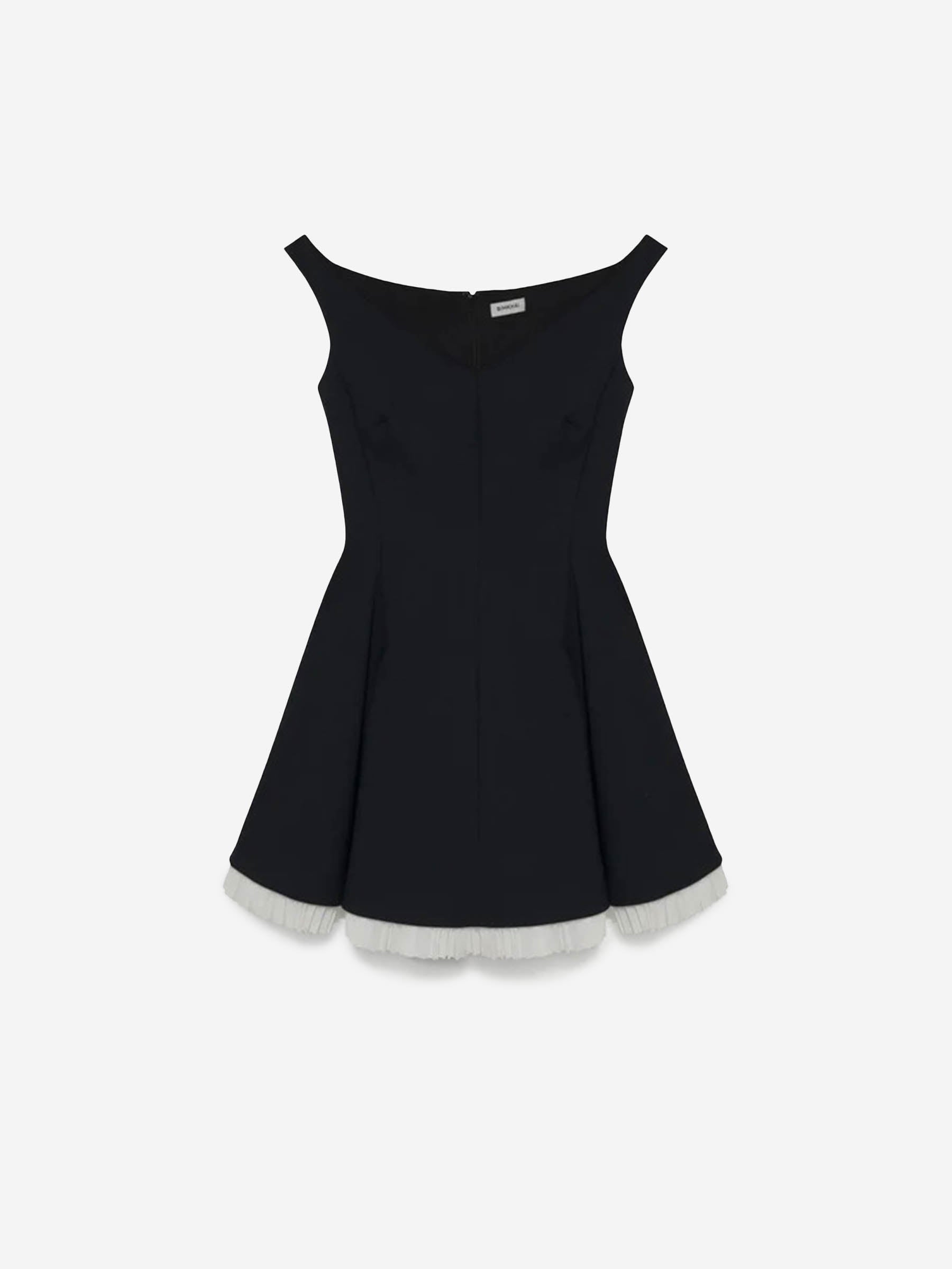 Simkhai Mujer Barcelona Vestido Mini Plisado Dorothie color Negro sku 731-006111 01 - Foto 1