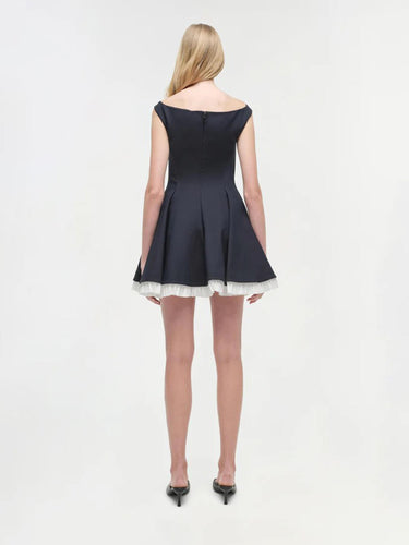 Simkhai Mujer Barcelona Vestido Mini Plisado Dorothie color Negro sku 731-006111 01 - Foto 3