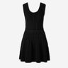 Alaïa Mujer Barcelona Vestido Punto Mini color Negro sku 731-006115 01 - Foto 1