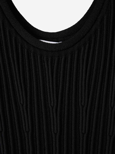 Alaïa Mujer Barcelona Vestido Punto Mini color Negro sku 731-006115 01 - Foto 3