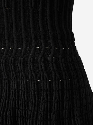 Alaïa Mujer Barcelona Vestido Punto Mini color Negro sku 731-006115 01 - Foto 5