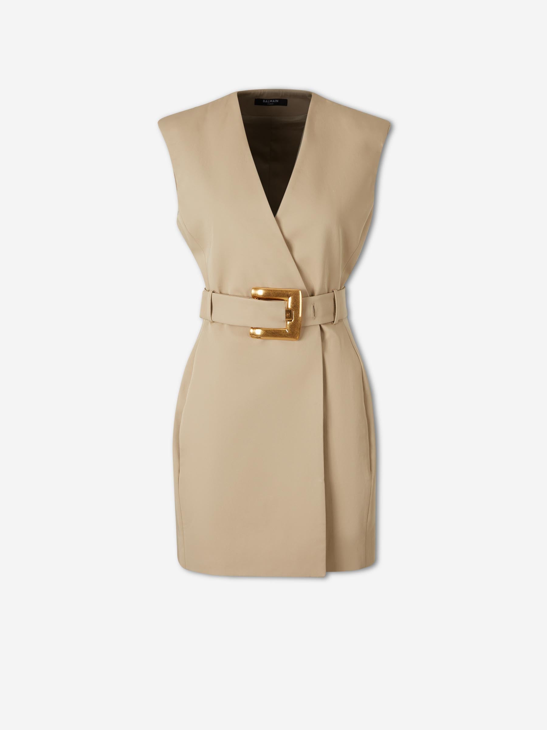 Balmain Mujer Barcelona Vestido Corte Blazer color Camel sku 731-006124 01 - Foto 1
