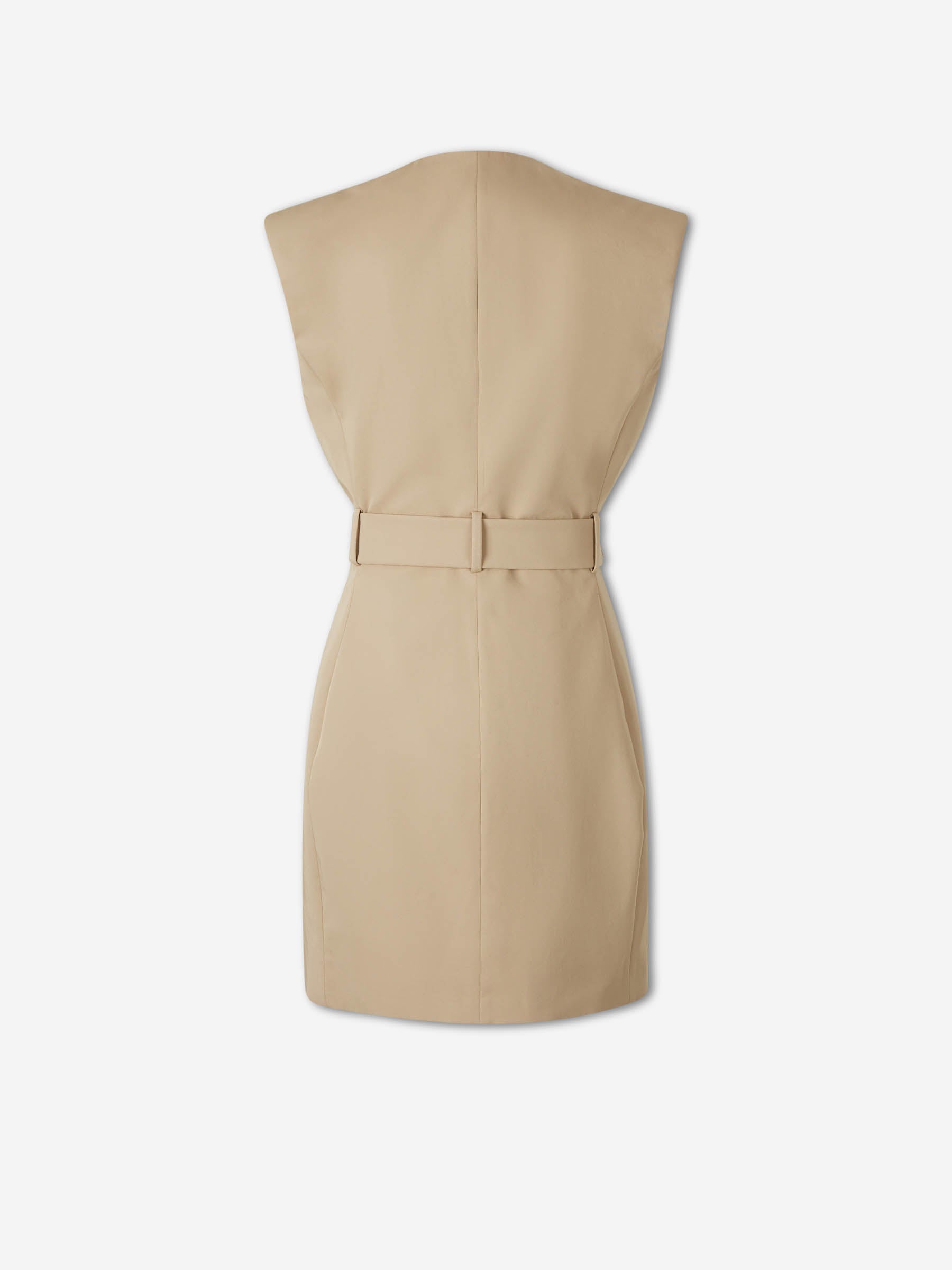 Balmain Mujer Barcelona Vestido Corte Blazer color Camel sku 731-006124 01 - Foto 2