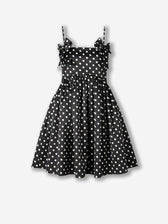 Ganni Mujer Barcelona Vestido Mini Lunares color Blanco Y Negro sku 731-006125 01 - Foto 1
