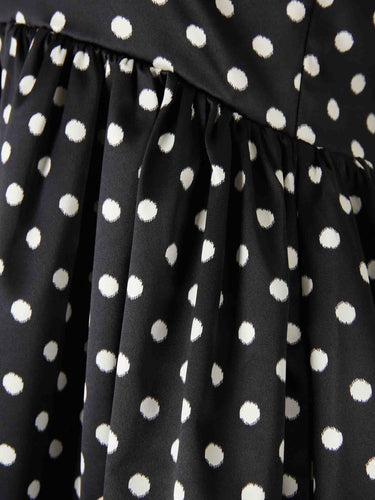 Ganni Mujer Barcelona Vestido Mini Lunares color Blanco Y Negro sku 731-006125 01 - Foto 4