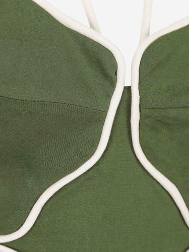 Farm Rio Mujer Barcelona Vestido Mini Floral color Verde sku 731-006135 01 - Foto 4