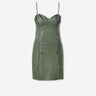Farm Rio Mujer Barcelona Vestido Mini Piel color Verde Militar sku 731-006136 01 - Foto 1