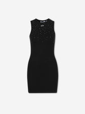 Off-White Mujer Barcelona Vestido Mini Ribbed color Negro sku 731-006143 01 - Foto 1