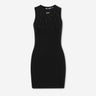 Off-White Mujer Barcelona Vestido Mini Ribbed color Negro sku 731-006143 01 - Foto 1