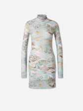 Off-White Mujer Barcelona Vestido Mini Estampada color Multicolor sku 731-006144 01 - Foto 1