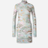 Off-White Mujer Barcelona Vestido Mini Estampada color Multicolor sku 731-006144 01 - Foto 1