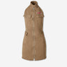 Off-White Mujer Barcelona Vestido Mini Cremallera color Verde Militar sku 731-006145 01 - Foto 1