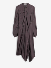 Lemaire Mujer Barcelona Vestido Midi Pliegues color Marrón Oscuro sku 731-006150 01 - Foto 1
