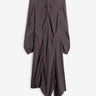 Lemaire Mujer Barcelona Vestido Midi Pliegues color Marrón Oscuro sku 731-006150 01 - Foto 1