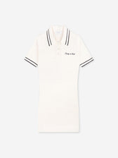 Sporty & Rich Mujer Barcelona Vestido Punto Logo color Marfil sku 731-006151 01 - Foto 1