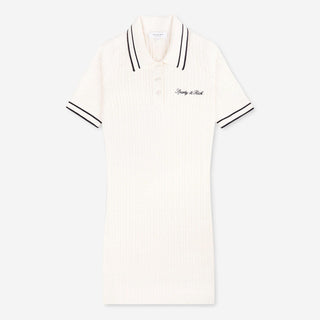 Sporty & Rich Mujer Barcelona Vestido Punto Logo color Marfil sku 731-006151 01 - Foto 1